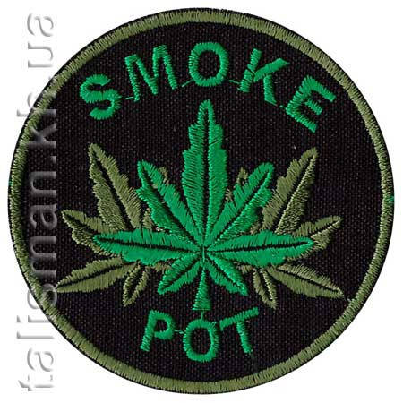 

Нашивка с вышивкой CANNABIS 2 Smoke Pot