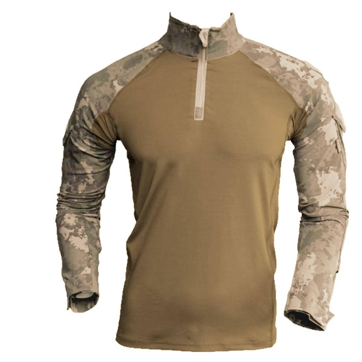 

Тактическая футболка с длинным рукавом Bikatex / Combat, M, Песочный