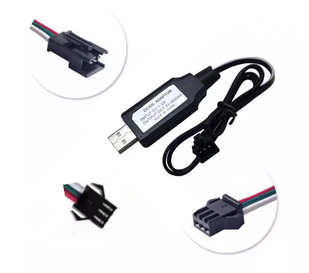 

Зарядное устройство USB 7.4V 500 mA Li-ion SM-3P