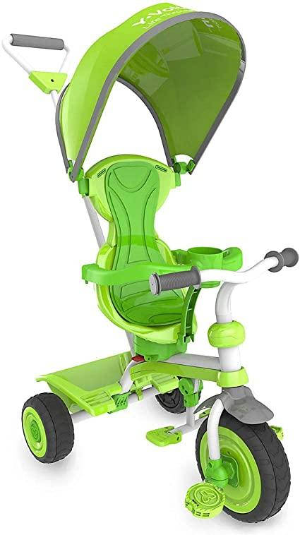 

Трехколесный Детский велосипед трайк Y STROLLY Spin 2 в 1 зеленый trike (100835)