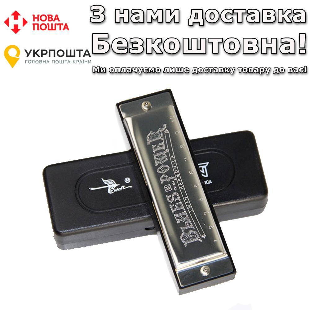 

Металлическая Губная гармошка Серебряный