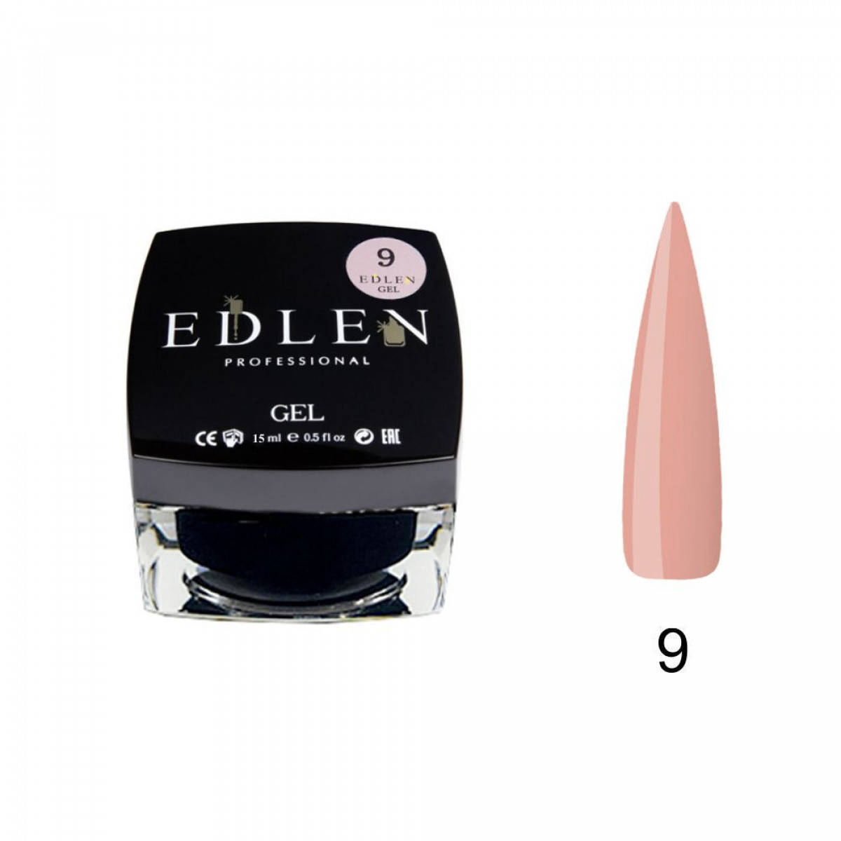 

Гель моделирующий Edlen Professional Builder Gel № 09, 15 мл