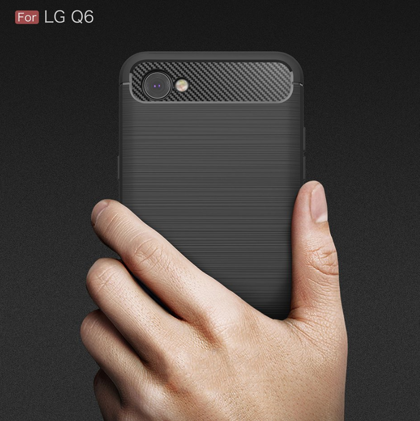 

Защитный чехол-бампер для LG Q6/Q6 Plus, Черный