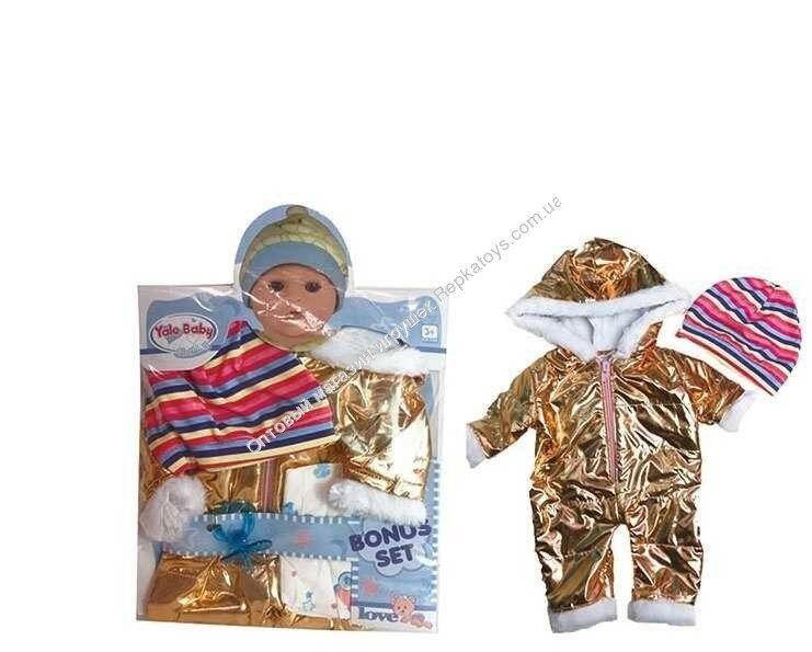 

Одежда для "Baby Born"(Золотой комбинезон с шапочкой), в пакете BLC 208 Q