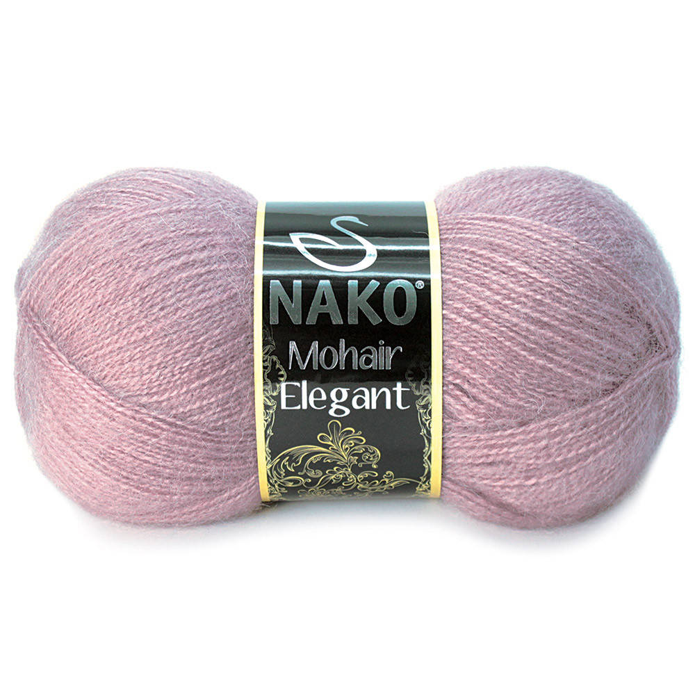 

Nako Mohair Eligant сухая роза № 1429 / Delicate 6114