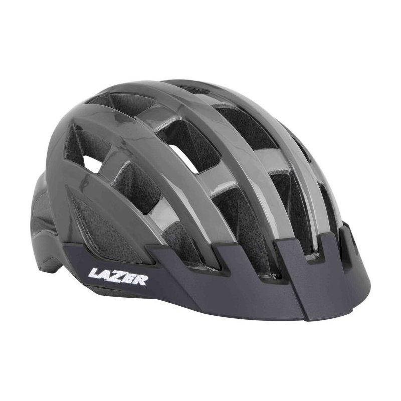 

Шлем велосипедный LAZER Compact, размер M-L, 54-61 см, серый