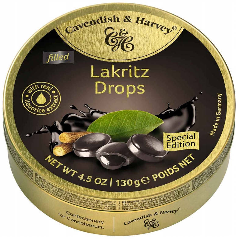 

Леденцы лакричные Cavendish Harvey Liquorice 130g