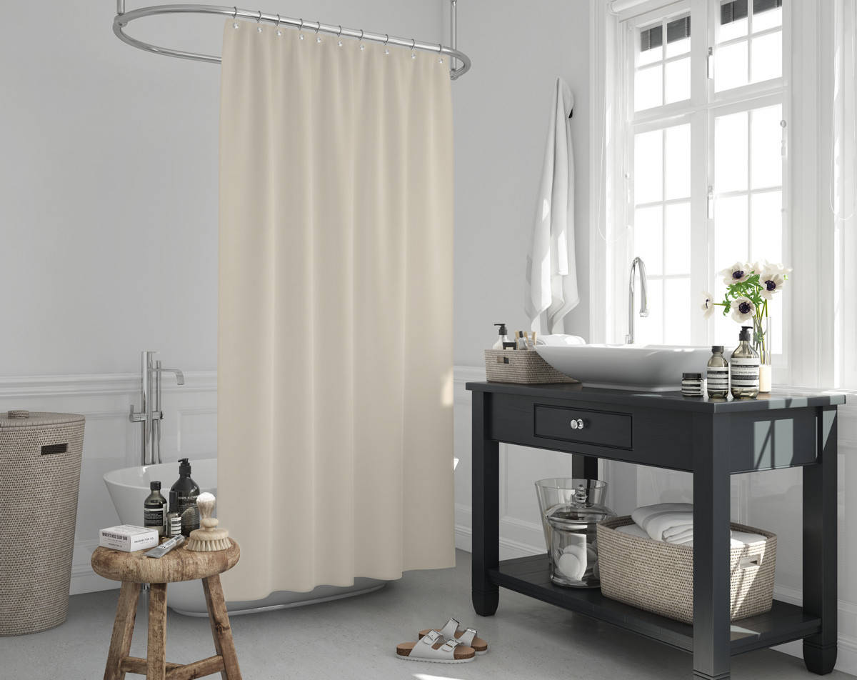 

Штора для ванной Сream Tropik Турция 180*200 см