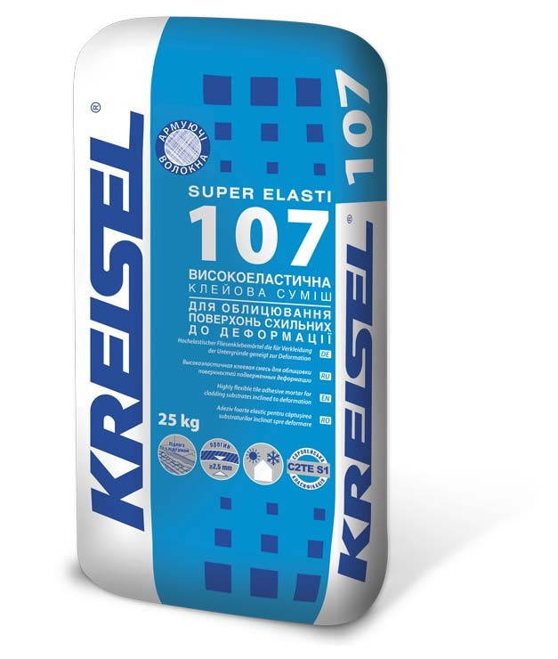 

Клей для плитки Kreisel 107 высокоэластичный (25 кг)