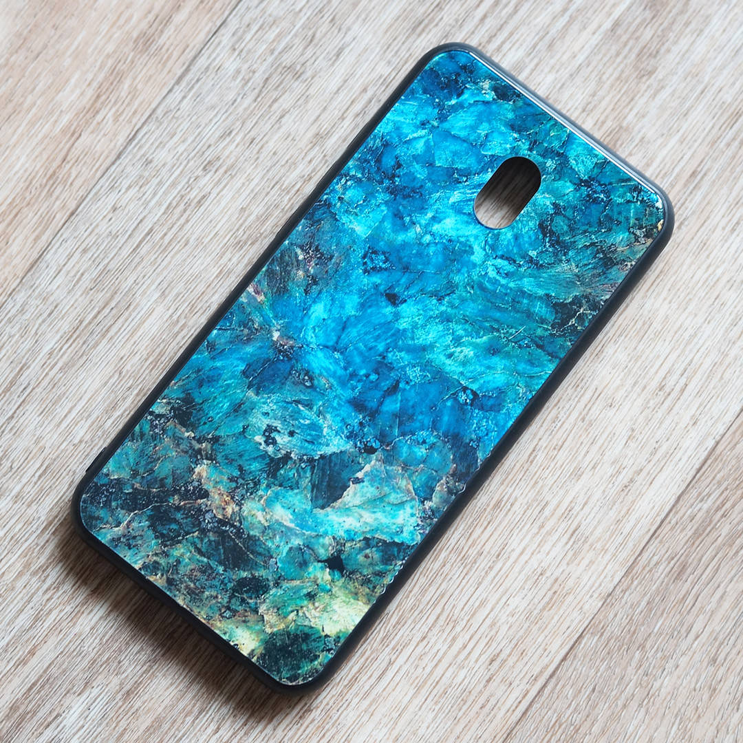 

TPU чехол Malachite для Xiaomi Redmi 8A (сине-зеленый), Зелёный