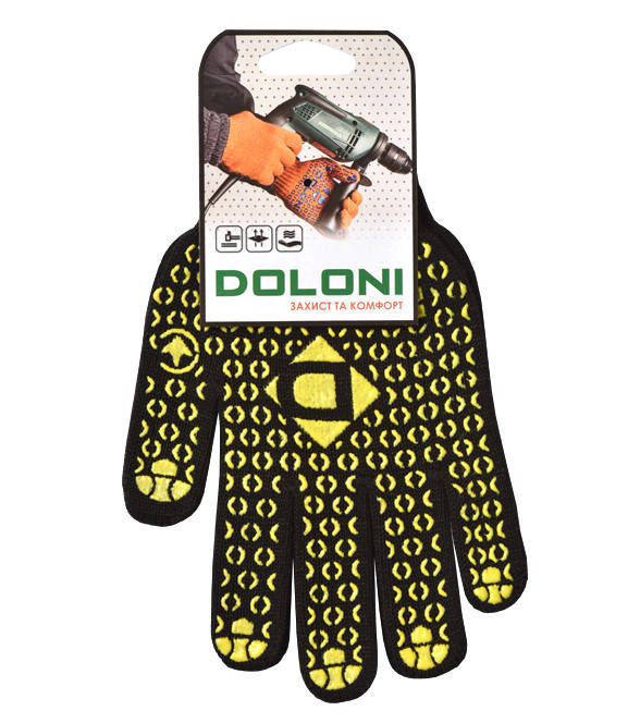 

Перчатки DOLONI мужские р.10 арт., Оранжевый