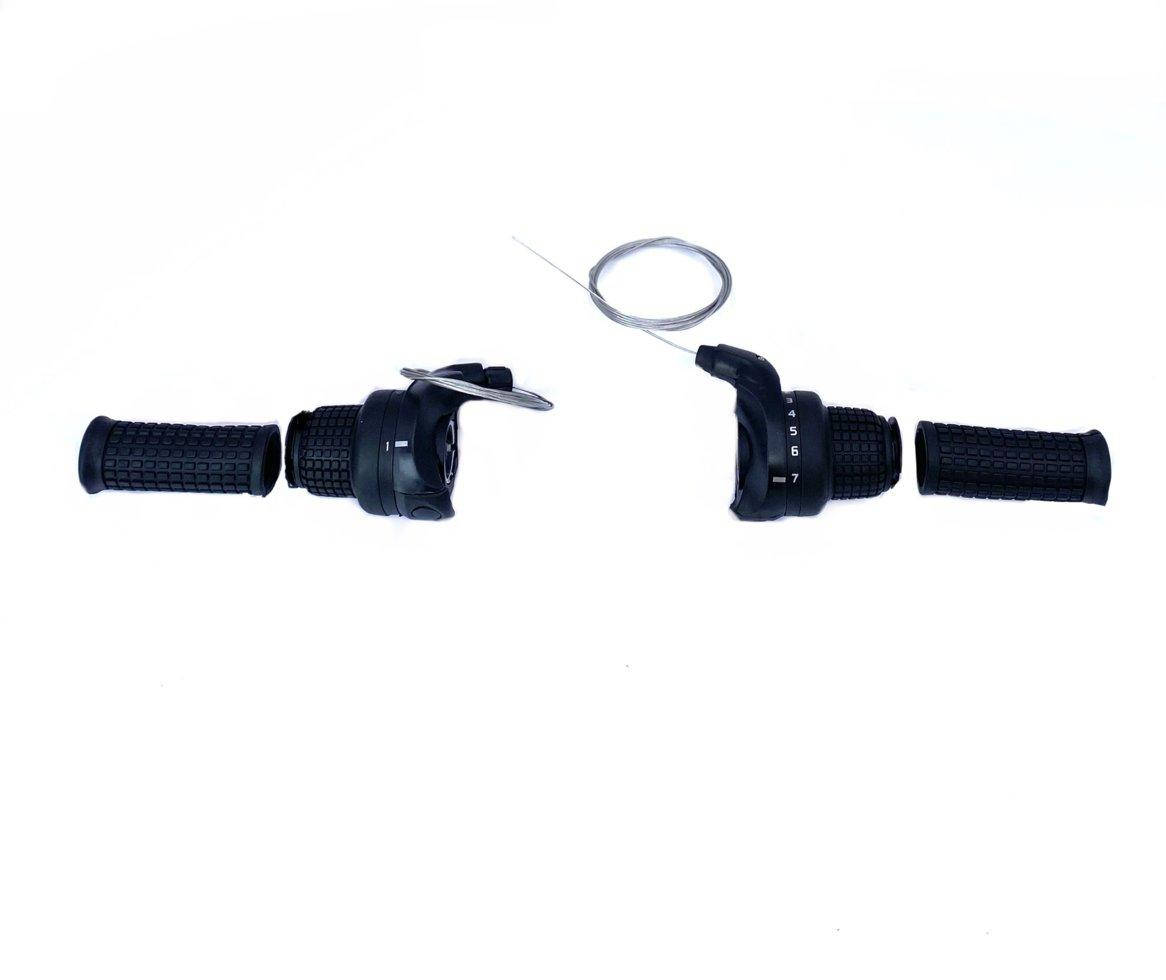 

Велосипедные переключатели передач Shimano Revo Shift, 3х7 скоростные