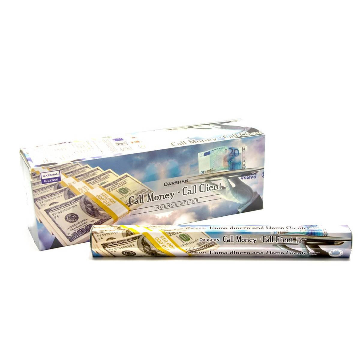 

Набор благовоний Darshan Call money-Call Client (Привлечение Денег и Клиентов) 6 комплектов 26556D