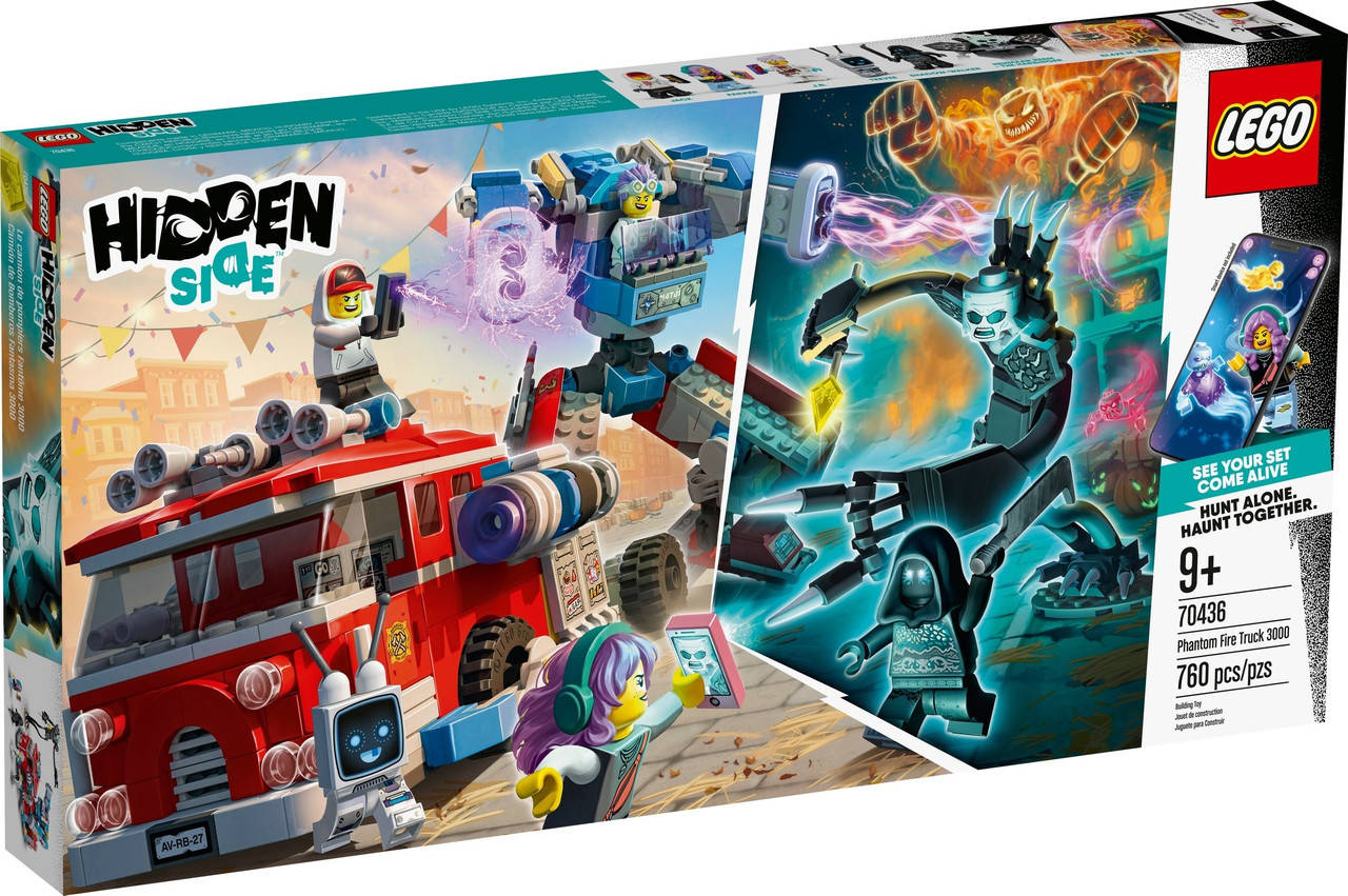 

LEGO ЛЕГО Hidden Side Пожарная машина -призрак 3000 70436 (+подарок)