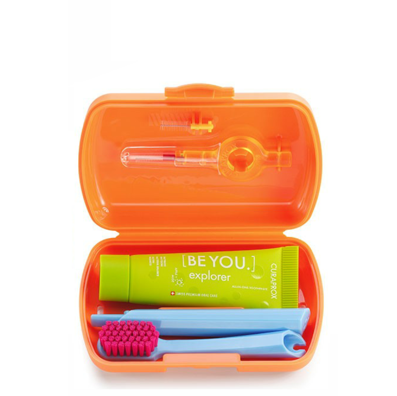 

Дорожный набор Curaprox BE YOU (оранжевый)