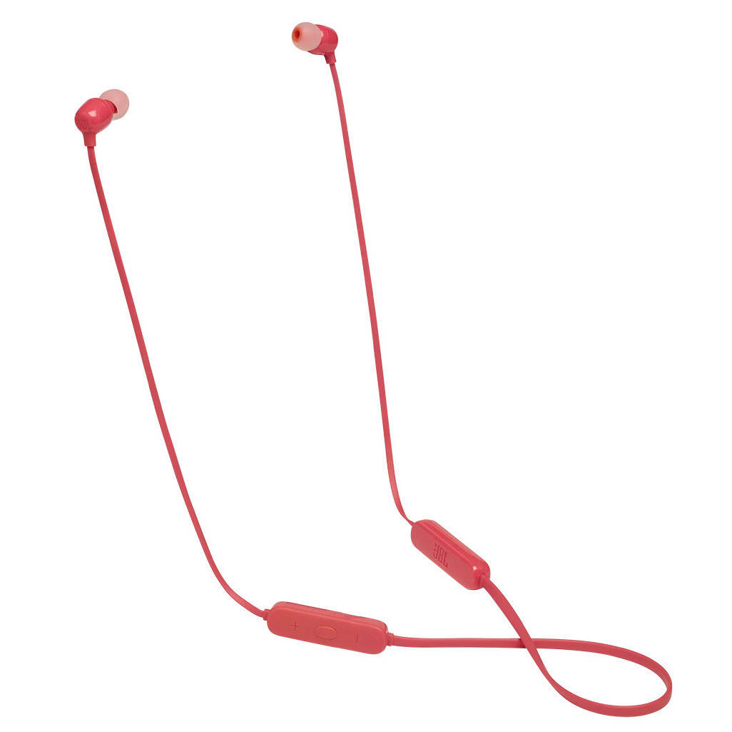 

Беспроводные наушники JBL Bluetooth HeadPhones T115, Coral (JBLT115BTCOR), Красный