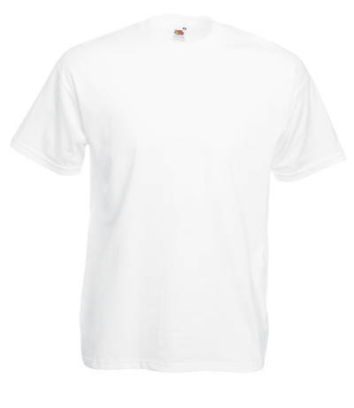 

Футболки однотонные унисекс Fruit of the Loom Белый, XXL