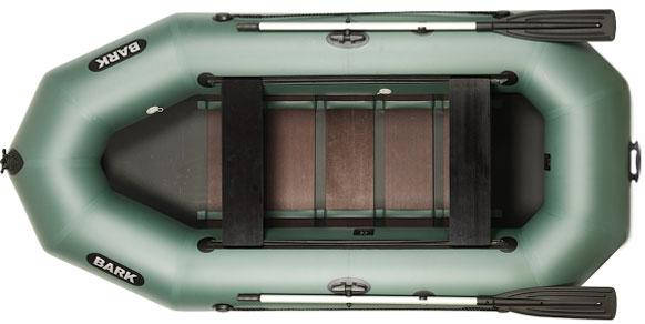 

Лодка BARK B-300D, Трёхместная Надувная ПВХ Барк Б-300Д Реечный коврик, Передвижные сидения, Баллон 40 см