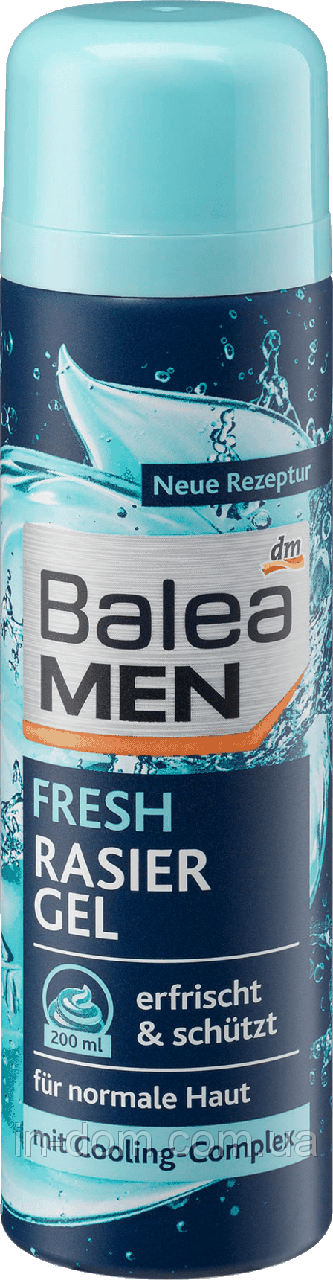 

Balea Men Fresh Rasier Gel мужской гель для бритья Освежающий 200 мл
