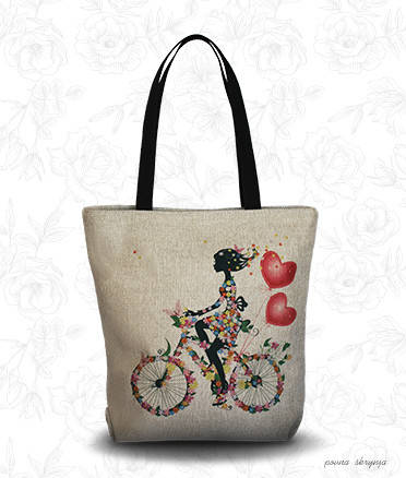 

Сумка для вышивания"Велосипед" СК 3503