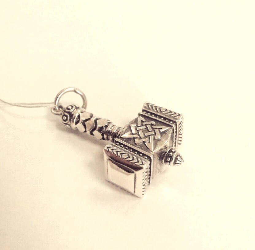 

Кулон серебряный "Молот Сварога"