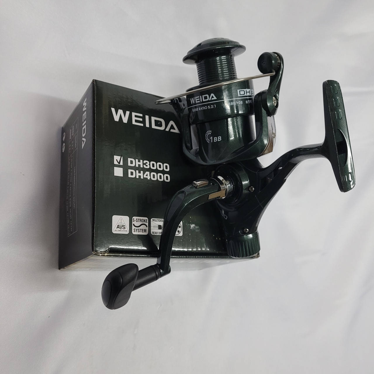 

Катушка на спиннинг Weida (Kaida) DH 3000 (задний фрикцыон 1 BB)