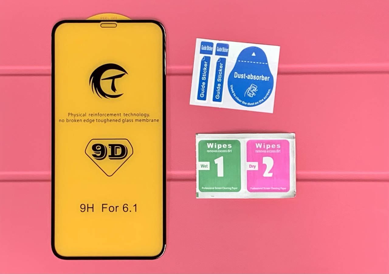 

Защитное Стекло для iPhone 11 9D (T) на Айфон 11 9Д (Т), Прозрачный