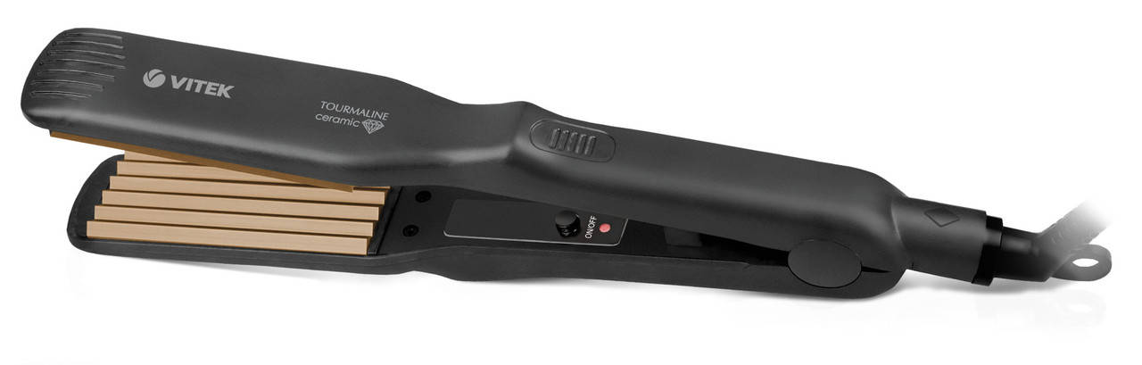 

Щипцы-гофре для волос VITEK VT-8408 Керамические пластины Черный