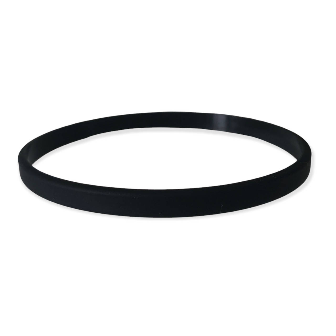 

Силиконовый браслет 5 мм 6.5, Black