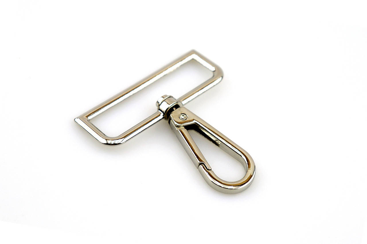 

Карабин для сумки под ленту, 50мм, серебро