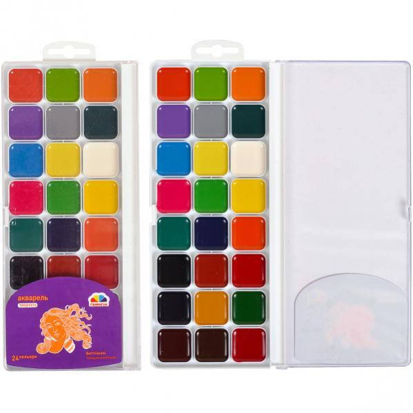 

Акварельні фарби Гамма Творчість, 24 кольори, без пензлика, Разные цвета