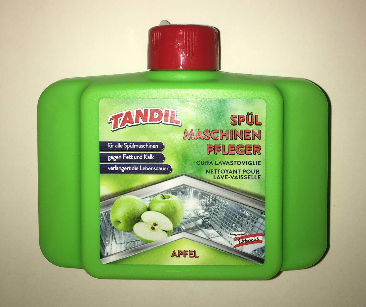 

Концентрований засіб Tandil для очищення посудомийної машини Яблоко 250 мл.