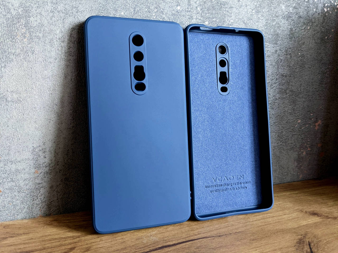 

Силиконовый чехол для Xiaomi Mi9T / Redmi K20 / Pro Синий микрофибра soft touch