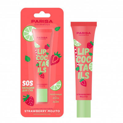 

Бальзам для губ Parisa Cosmetics Lip Coctails Клубничный Мохито (клубника, мята, лайм)