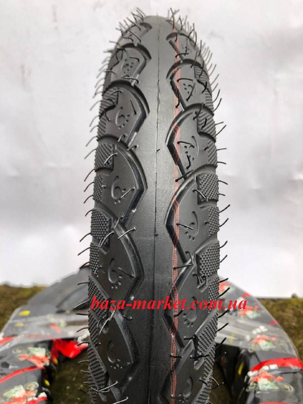 

Резина на скутер 3.00-10 + камера, 8PR, трасова SC TYRE