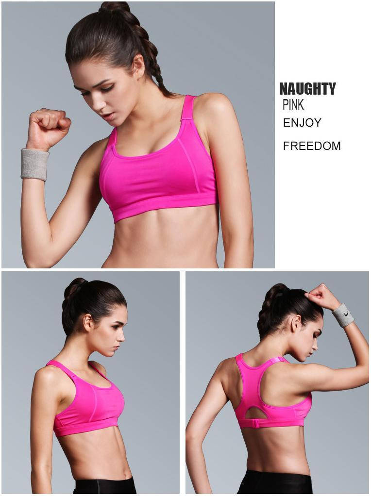 

Красивый Спортивный Топ с Широкими Бретелями, 4 Цвета M, розовый