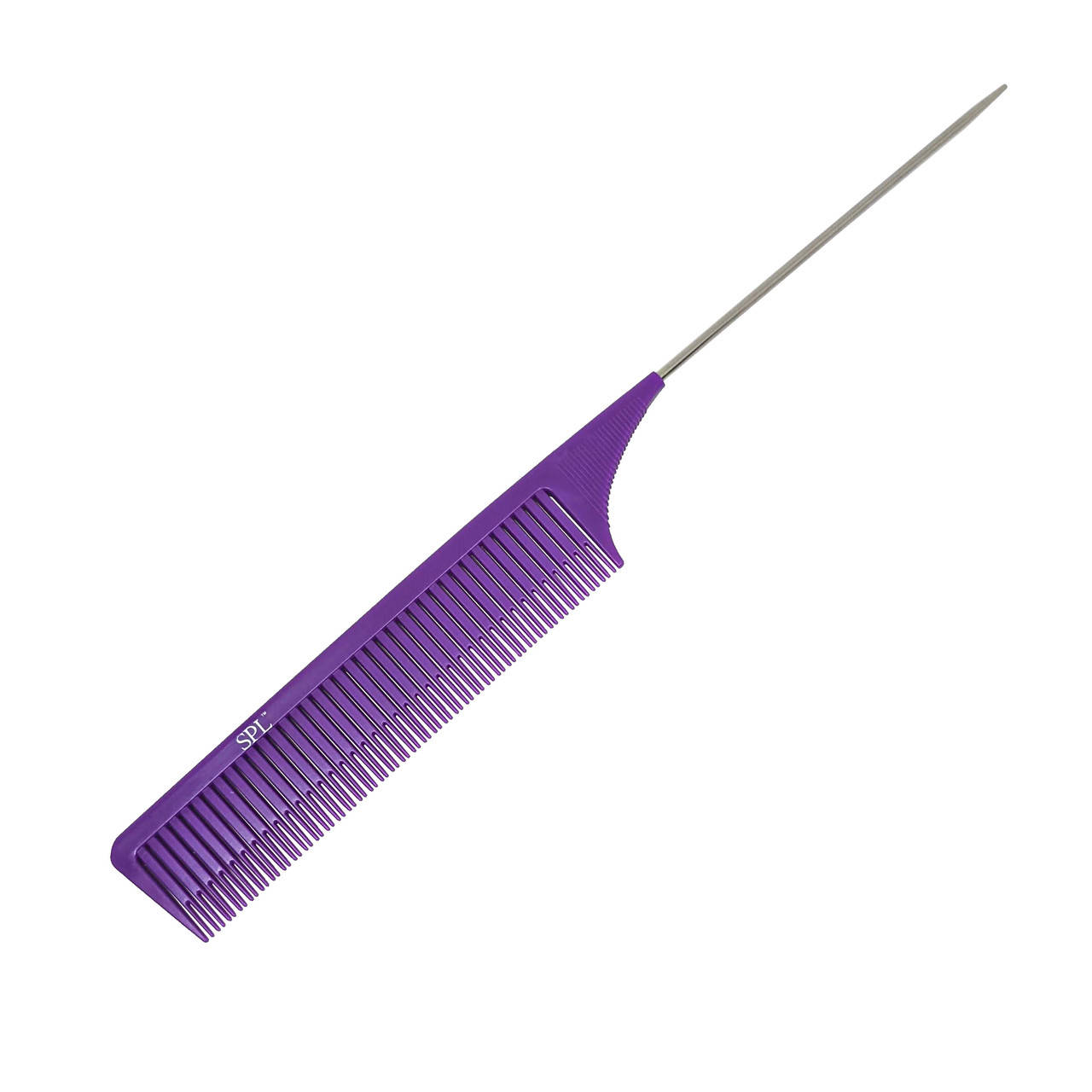 

Расческа для мелирования с металлическим шпикулем SPL 9105, фиолетовая