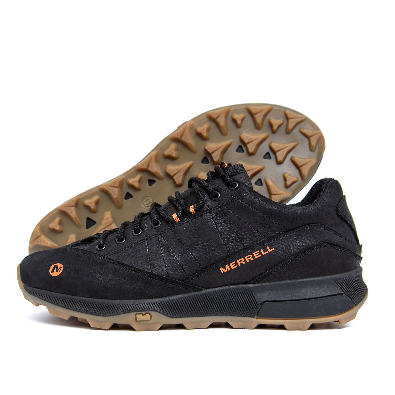 

Мужские кожаные кроссовки весна/осень MERRELL Black, Черный