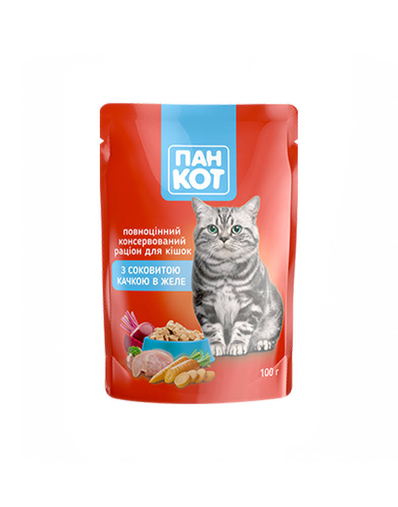 

Пан Кот Утка в желе 100 г