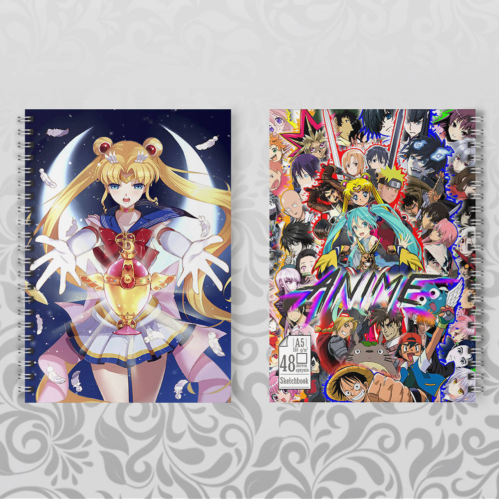 

Скетчбук Аниме Sailor Moon 009