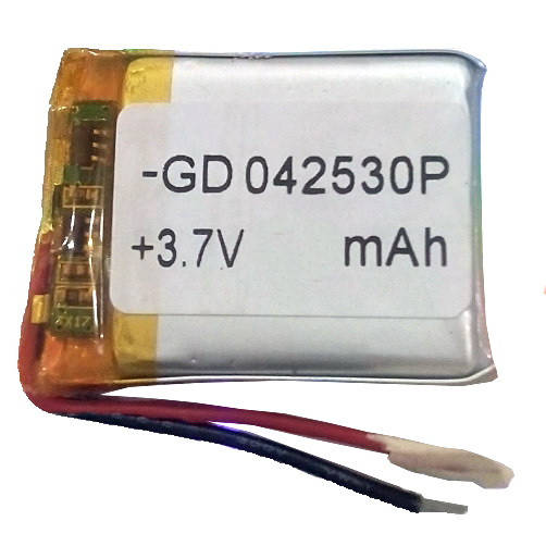 

Литий полимерный аккумулятор 042530, 350mAh