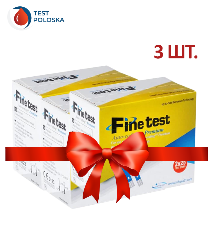 

Тест-полоски Finetest premium 50 3 упаковки