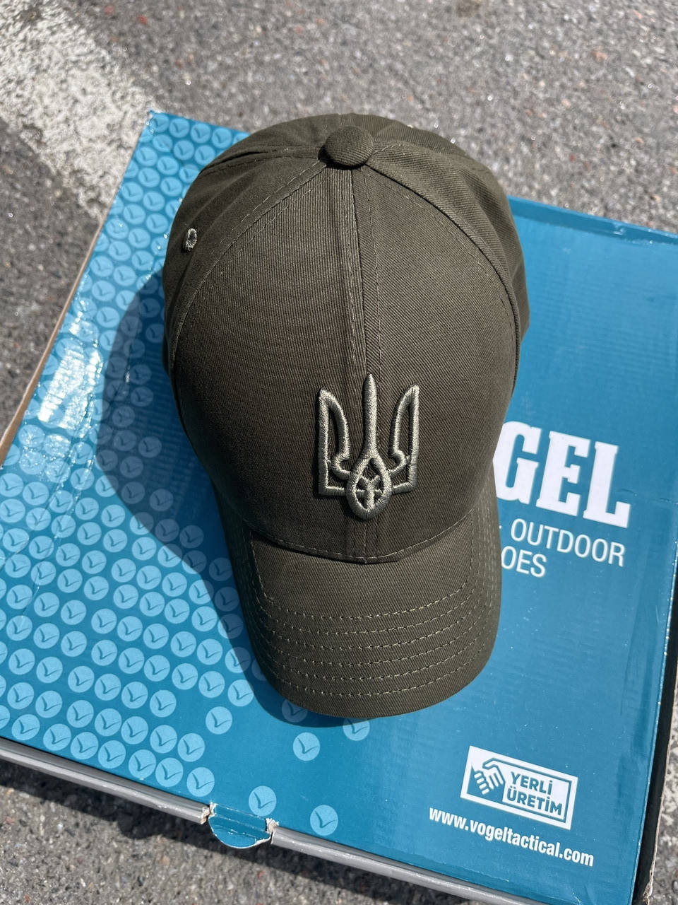 

Тактическая кепка khaki (олива) с гербом Украины, Хаки