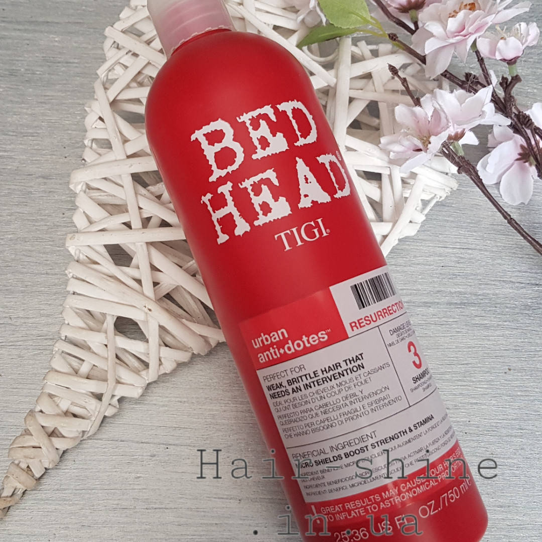 

Восстанавливающий шампунь для слабых ломких волос 750 млTigi Bed Head Urban Antidotes Resurrection Shampoo