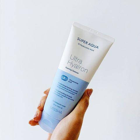 

Пенка с гиалуроновой кислотой MISSHA Super Aqua Ultra Hyaluron Cleansing Foam 200 мл