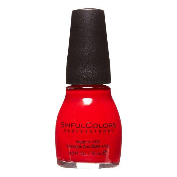

Sinful Лак для нігтів Professional Nail Polish Bitten, Красный