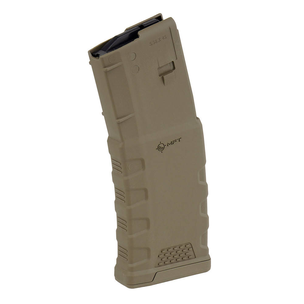 

Полимерный магазин MFT для AR-15/M4 – 5,56 x 45 mm на 30 патронов. Цвет Scorched Dark Earth - EXDPM556-SDE