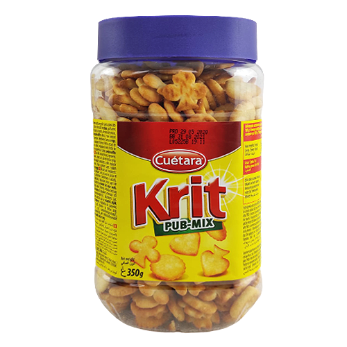 

Печиво Куетара крекер мікс кріт Cuetara міх krit 350g 12шт/ящ (Код : 00-00004890)