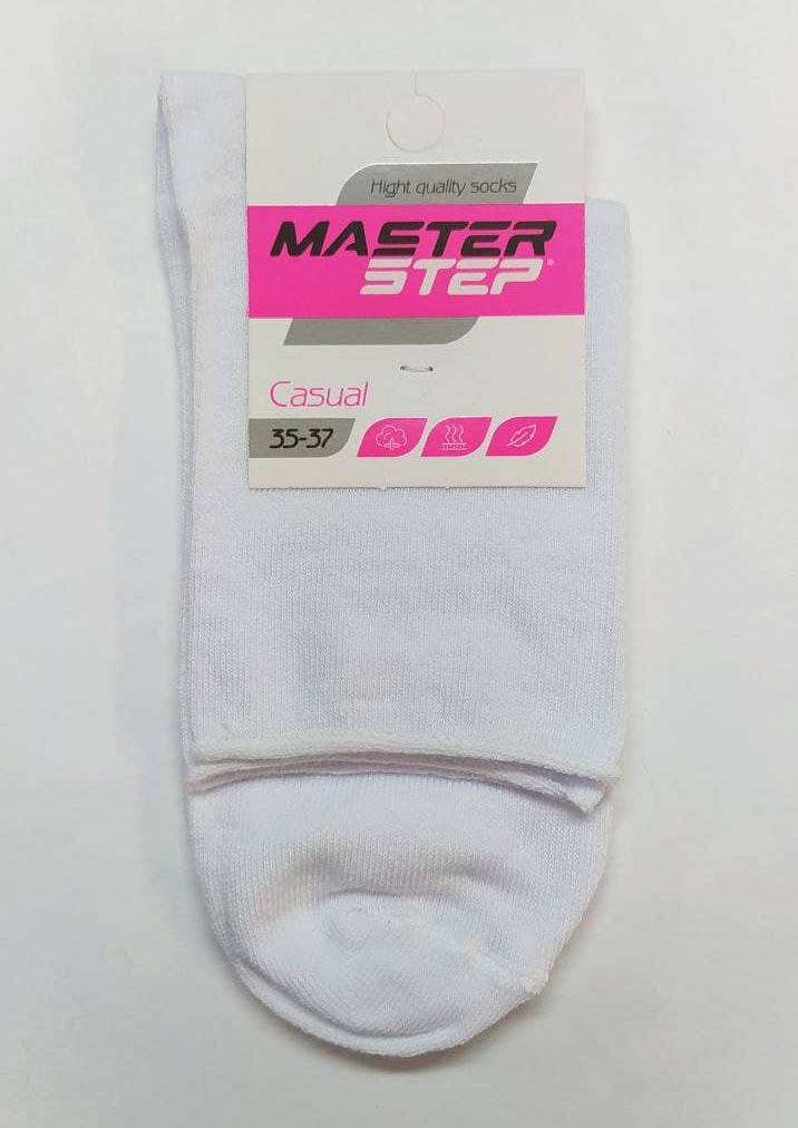 

Носки медицинские хлопковые высокие белого цвета, Белый