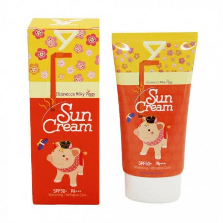 

УЦЕНКА срок до июля Солнцезащитный крем Elizavecca Milky Piggy Sun Cream, 50 мл